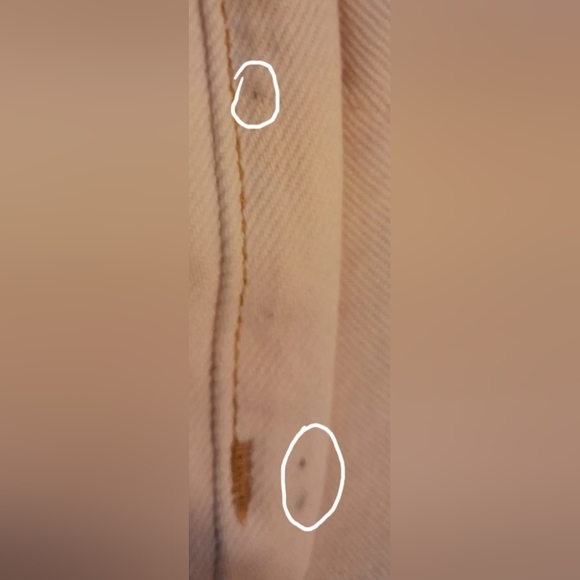 Levi's Redone White Vintage Women's Jeans High Rise Straight Leg Size 24 NWT - Picture 6 of 16